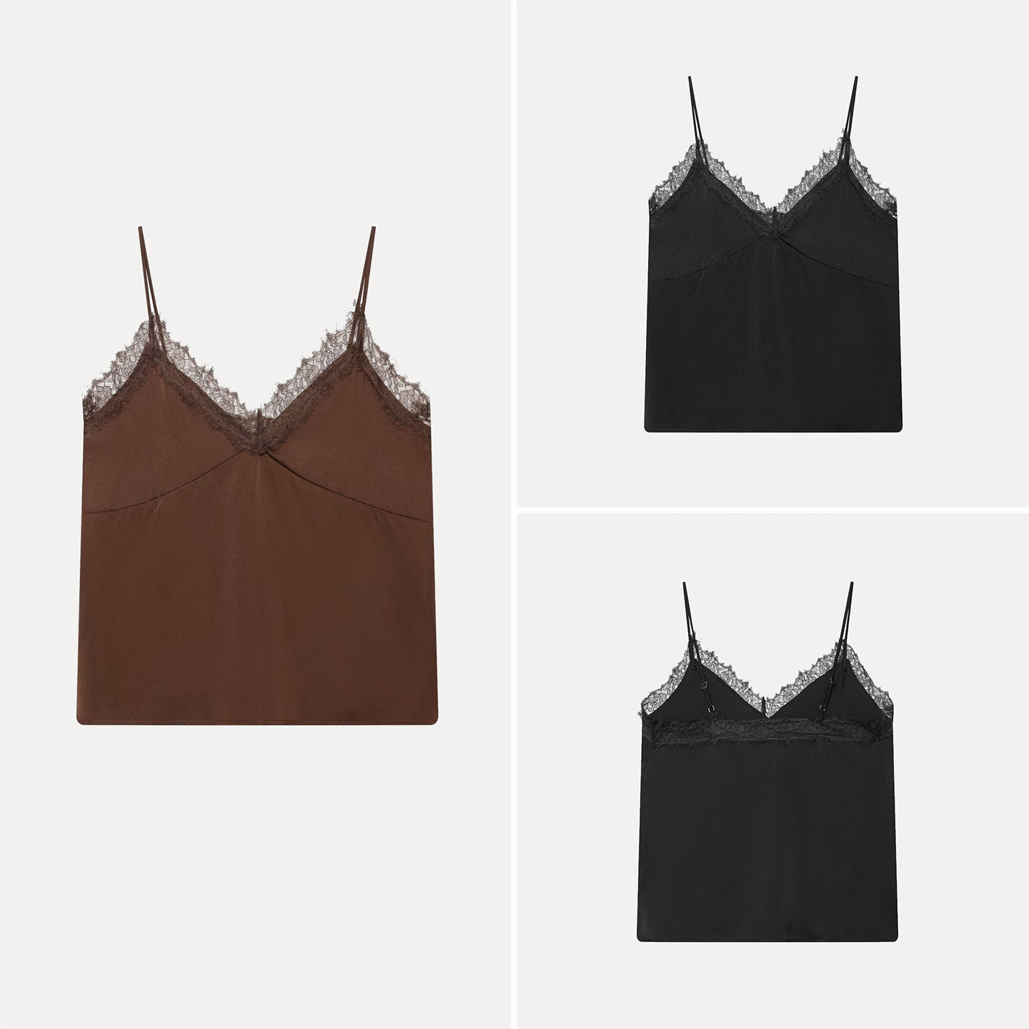 Summer Clothing Colors 2026 - Modna, codzienna damska bluzka z koronkowym