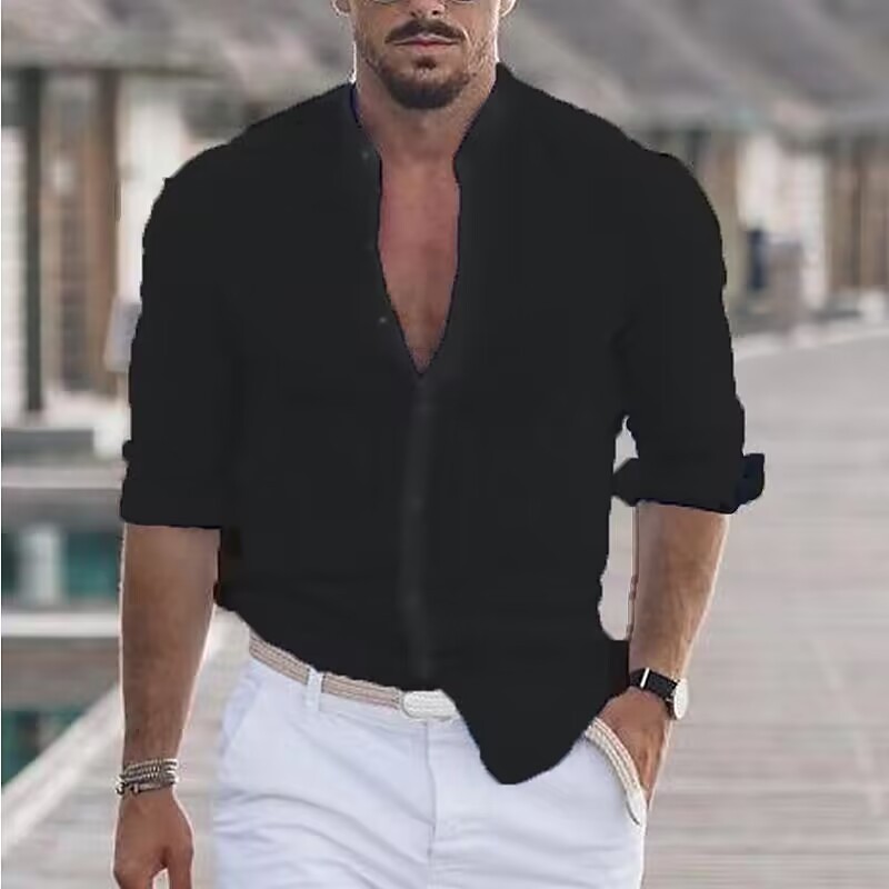 Summer Clothing Colors 2026 - Koszula męska 2026 casual nowa letnia
