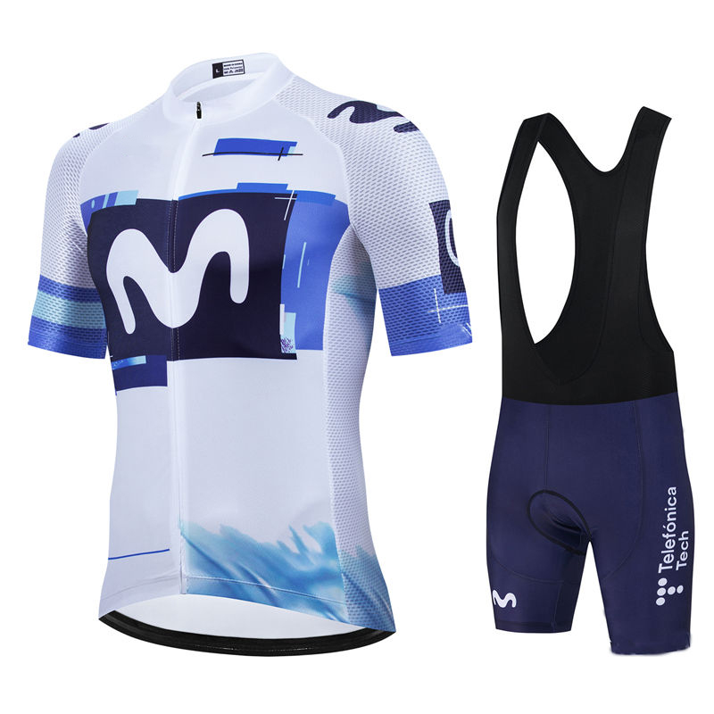Summer Clothing Men Sale - Movistar Pro Team letni kombinezon rowerowy