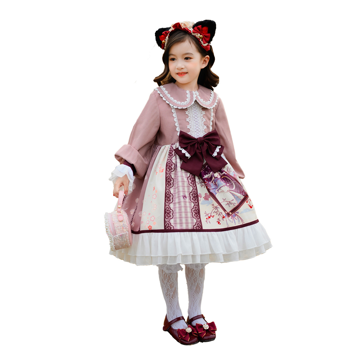 Summer Clothing For Girls - Dziecięca odzież Lolita, sukienka księżniczki z