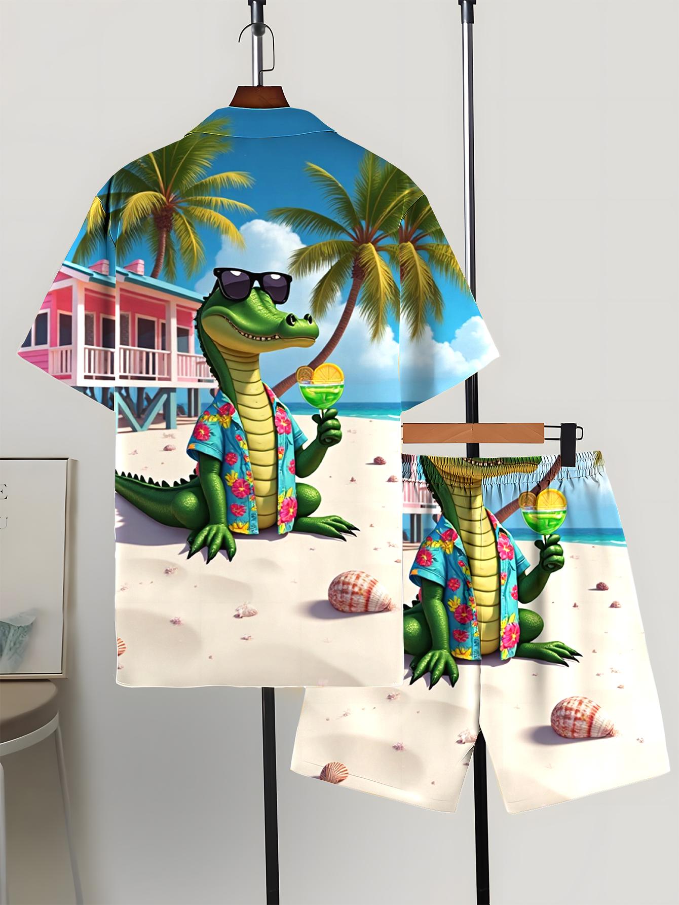 Męskie zestawy koszulowe Wiosn – Summer Clothing Drip recenzja i cena