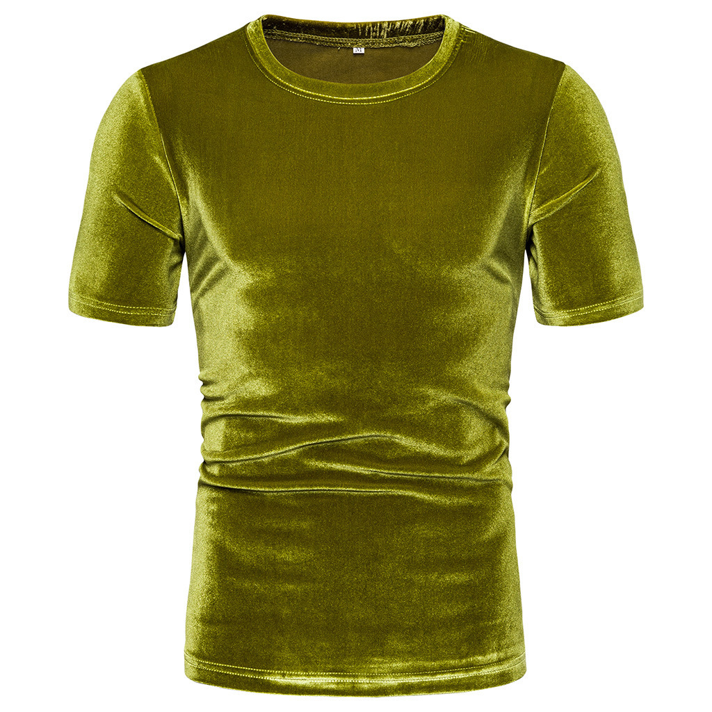 Męska aksamitna koszulka z kró – Summer Clothing Colors 2026 recenzja i cena