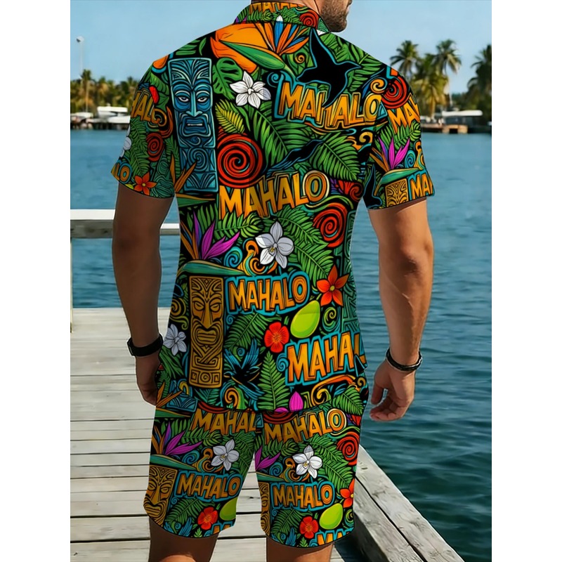 Męski zestaw: koszula hawajska – Beach Shirt Hawaiian recenzja i cena