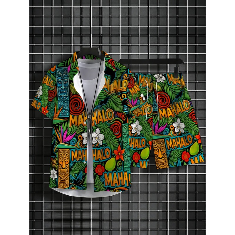 Męski zestaw: koszula hawajska – Beach Shirt Hawaiian recenzja i cena