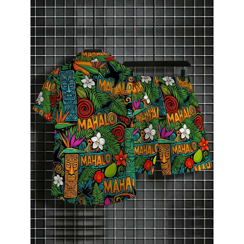 Męski zestaw: koszula hawajska – Beach Shirt Hawaiian recenzja i cena