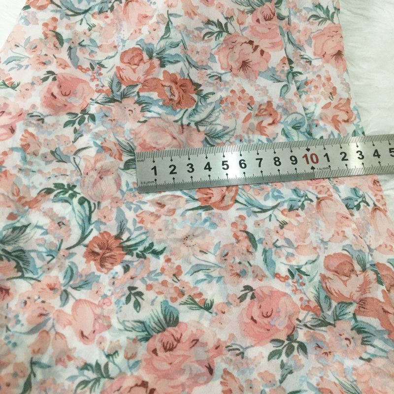 Tkanina szyfonowa w kwiatowy w – Summer Clothing Material recenzja i cena