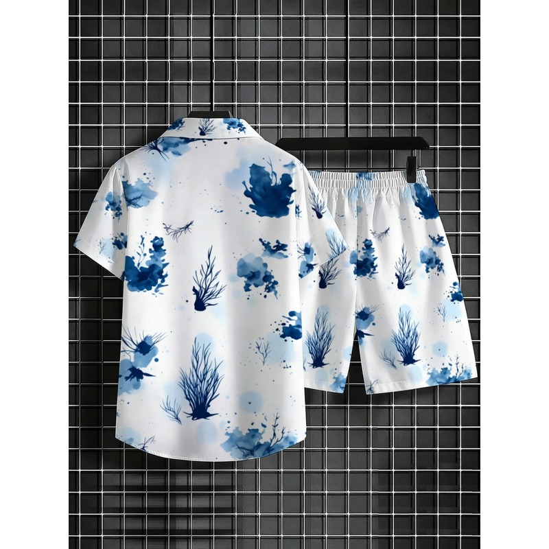 Męski letni zestaw: koszula ha – Beach Shirt Hawaiian recenzja i cena