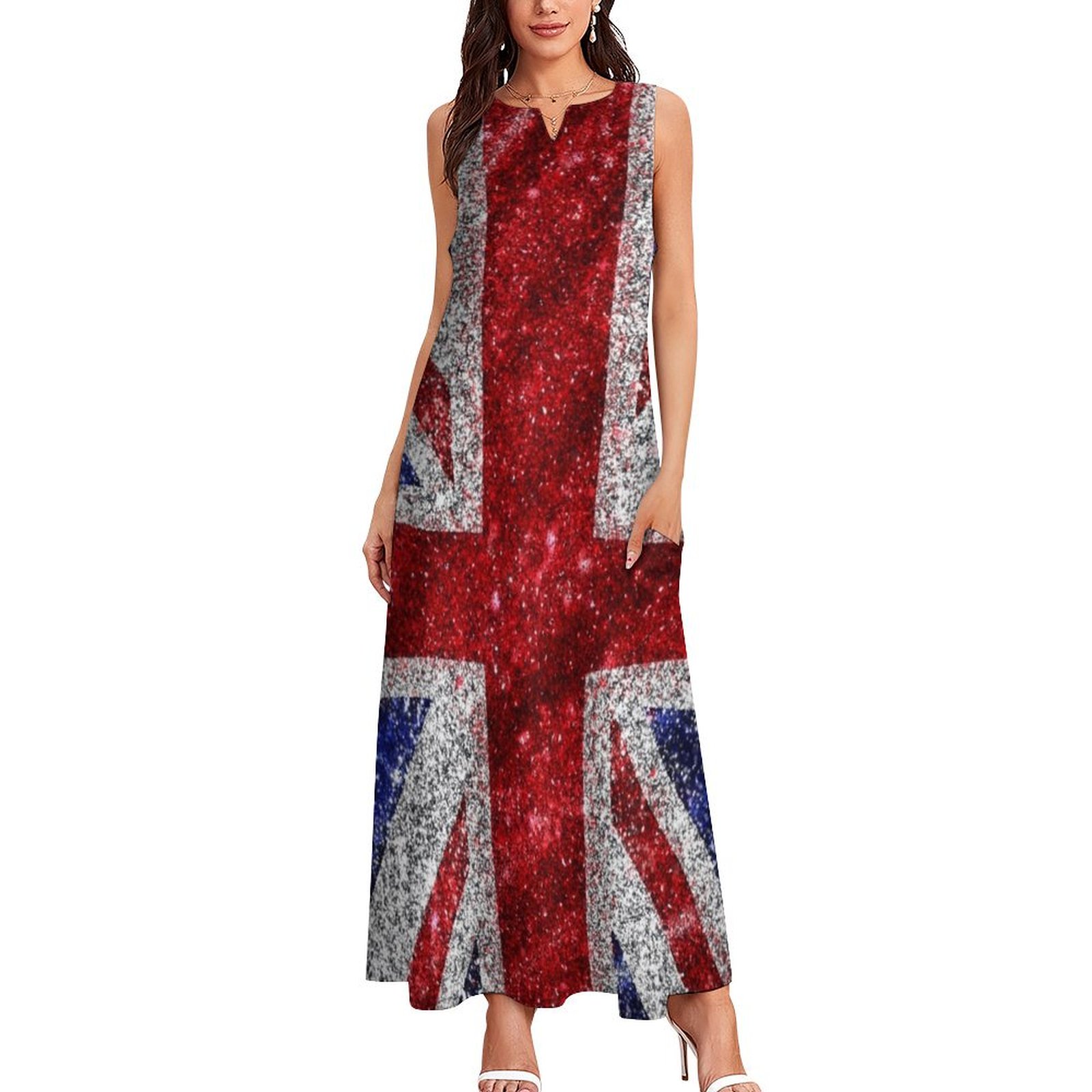 Faux Glitter Union Jack Flag U – Summer Clothing Women Uk recenzja i cena
