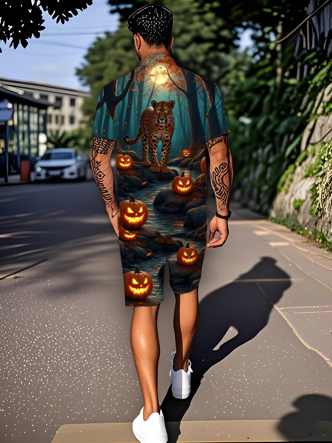 Męskie zestawy koszulowe Wiosn – Summer Clothing Drip recenzja i cena