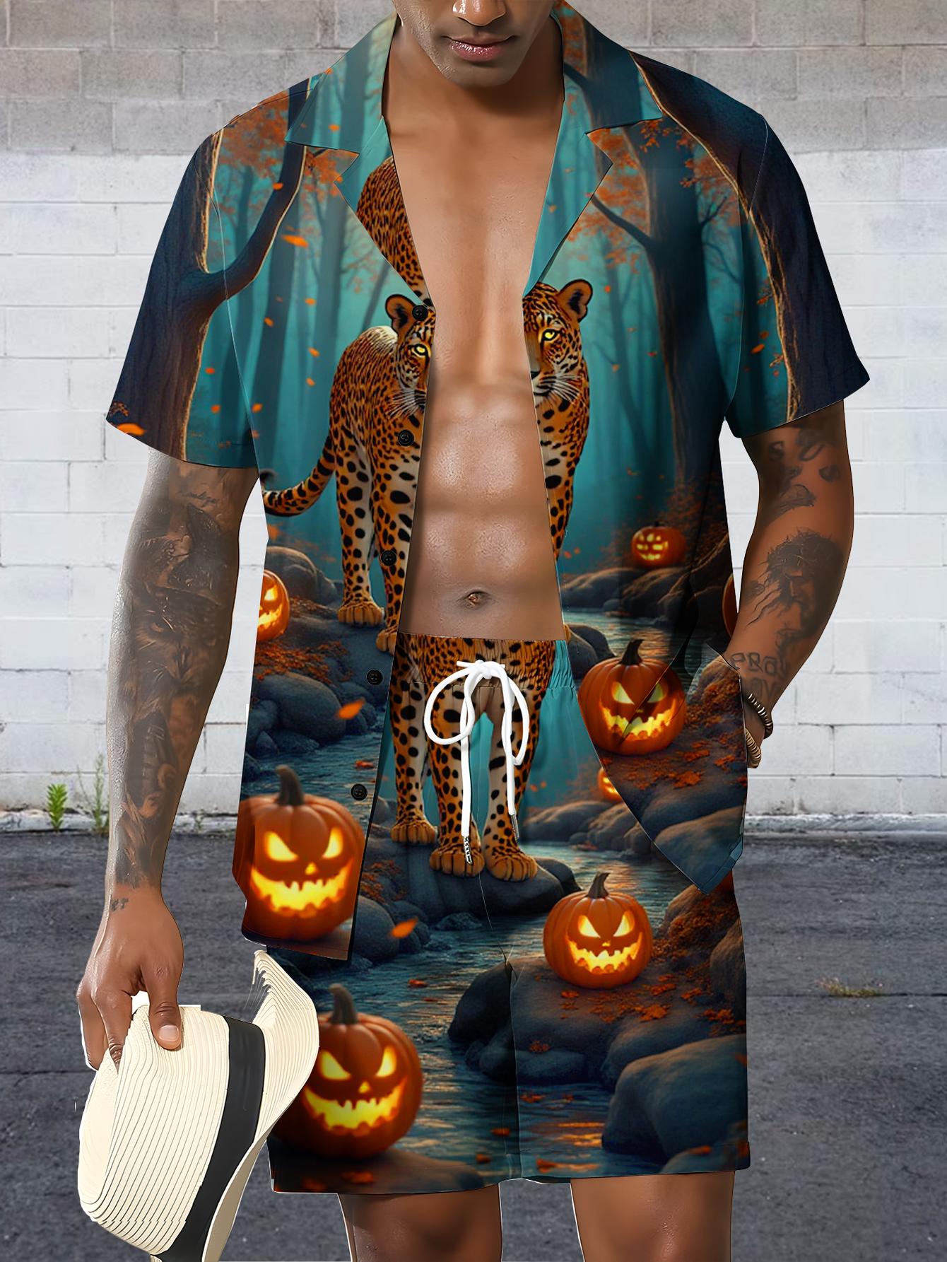 Męskie zestawy koszulowe Wiosn – Summer Clothing Drip recenzja i cena