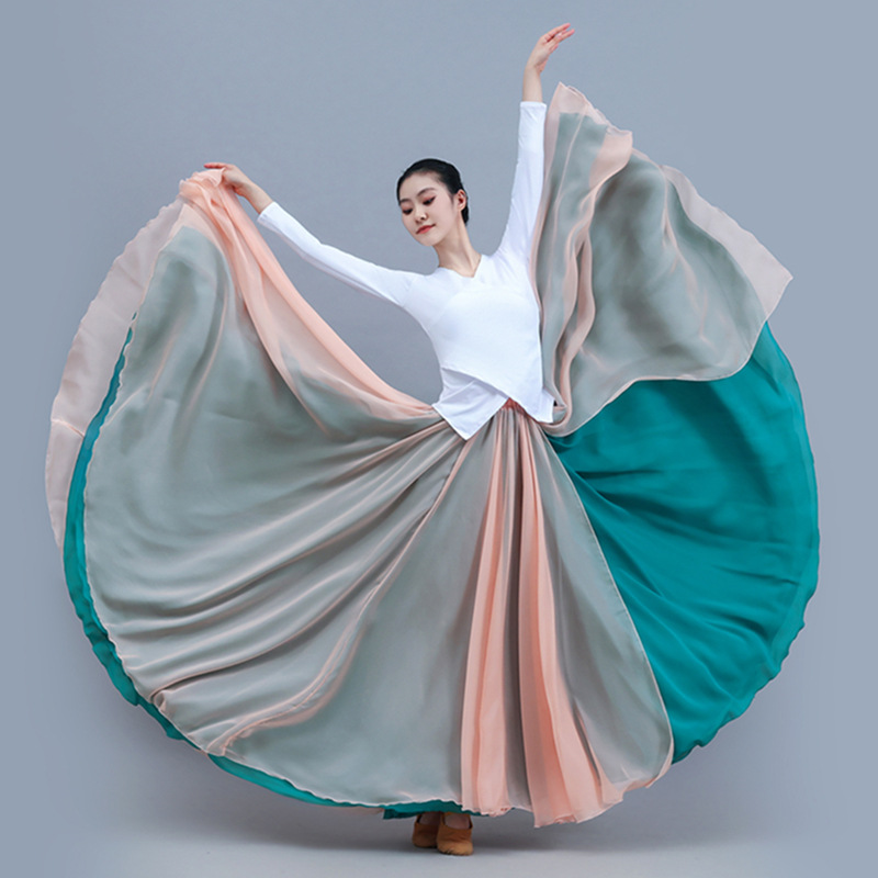 Długa spódnica z szyfonu z duż – Summer Clothing Colors 2026 recenzja i cena