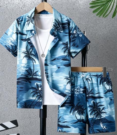 Męski zestaw w stylu hawajskim – Beach Shirt Hawaiian recenzja i cena
