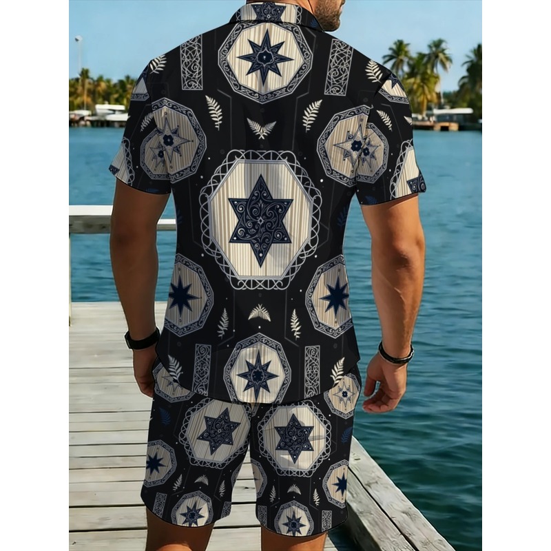 Męski dwuczęściowy zestaw kosz – Beach Shirt Hawaiian recenzja i cena
