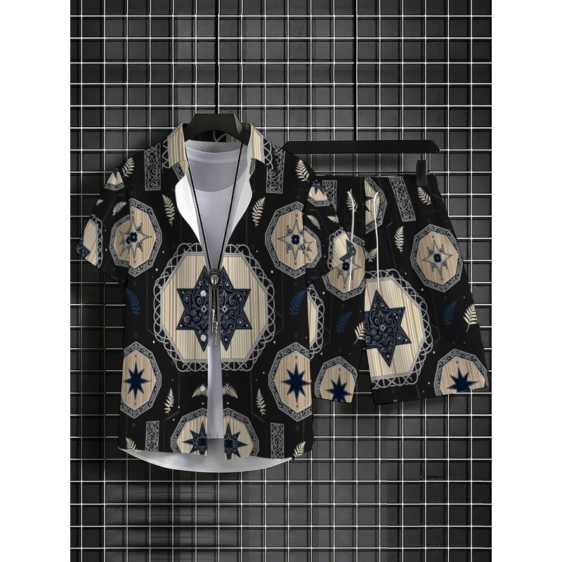 Męski dwuczęściowy zestaw kosz – Beach Shirt Hawaiian recenzja i cena