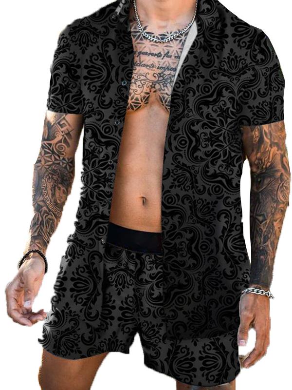 2026 Nowy męski zestaw: koszul – Beach Shirt Hawaiian recenzja i cena