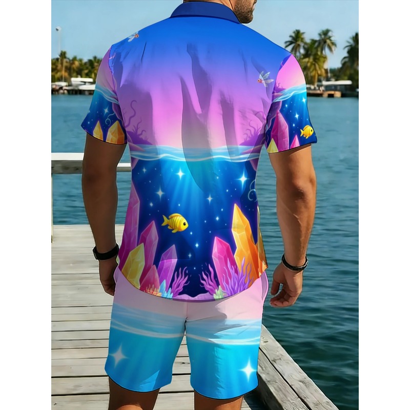 Męski zestaw: poliestrowa kosz – Beach Shirt Hawaiian recenzja i cena
