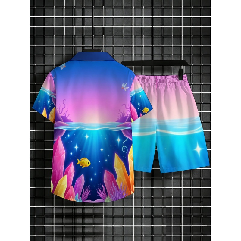 Męski zestaw: poliestrowa kosz – Beach Shirt Hawaiian recenzja i cena