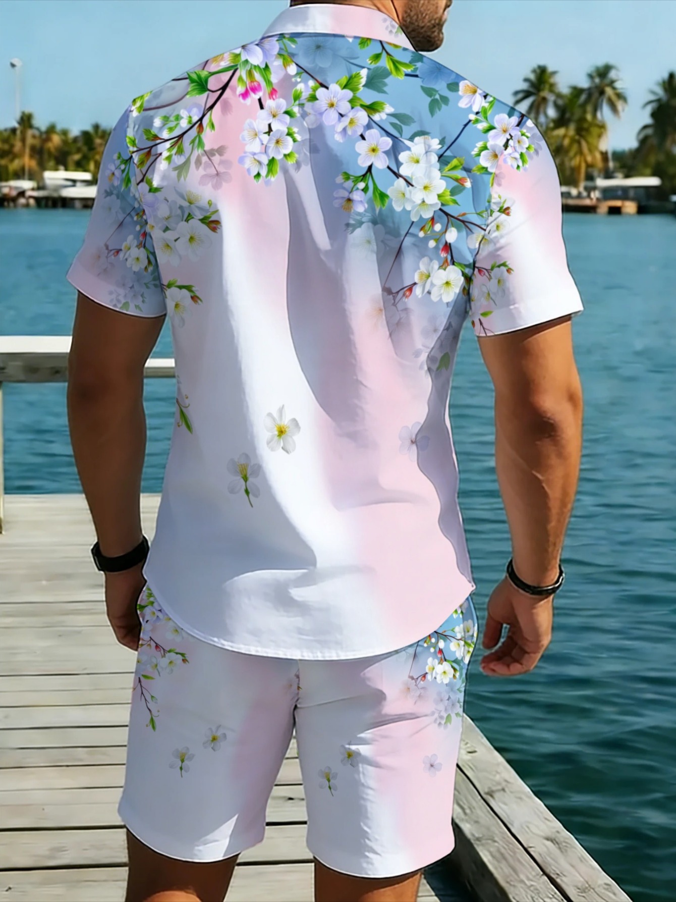Męski hawajski zestaw dwuczęśc – Beach Shirt Hawaiian recenzja i cena