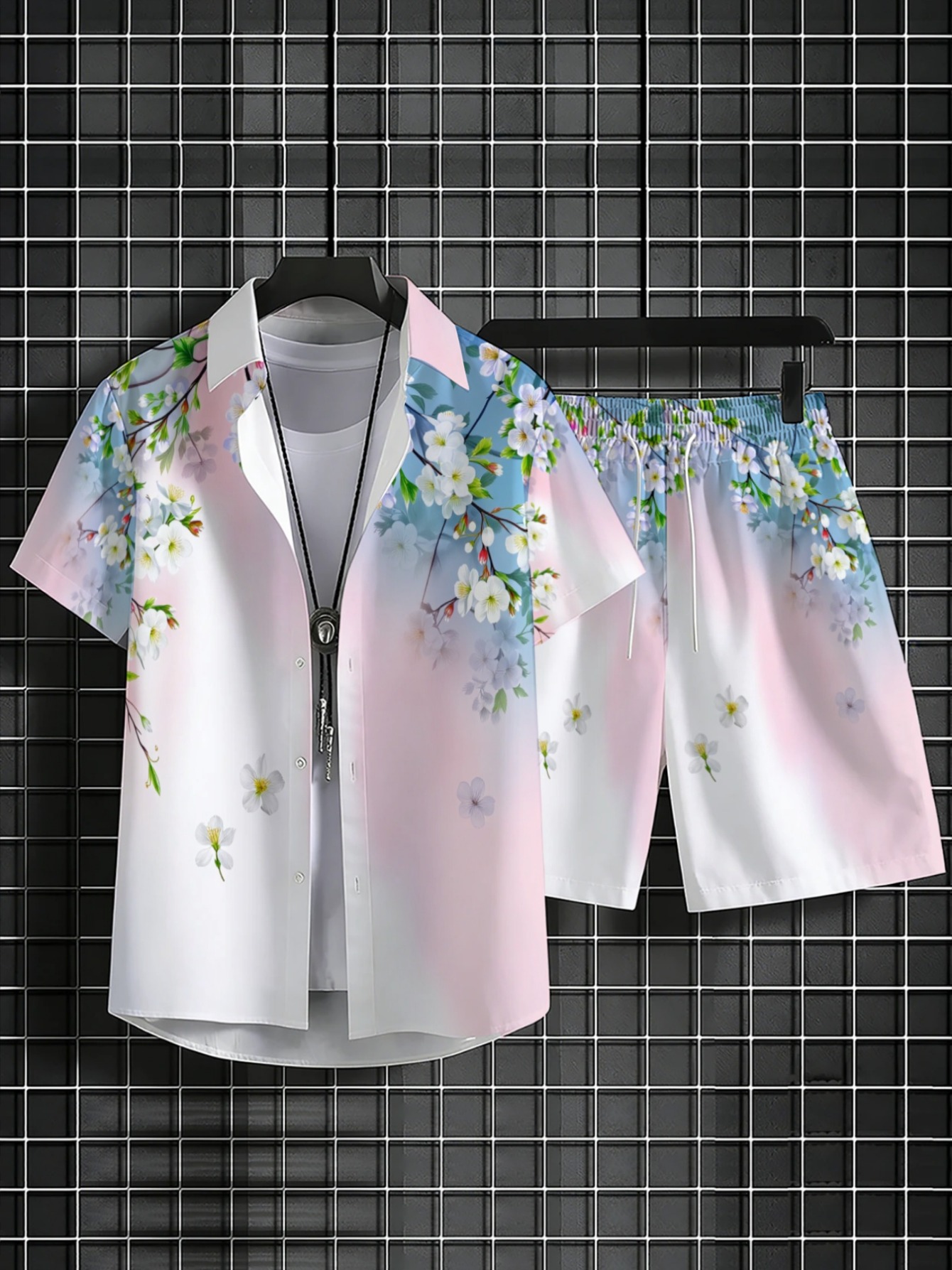 Męski hawajski zestaw dwuczęśc – Beach Shirt Hawaiian recenzja i cena