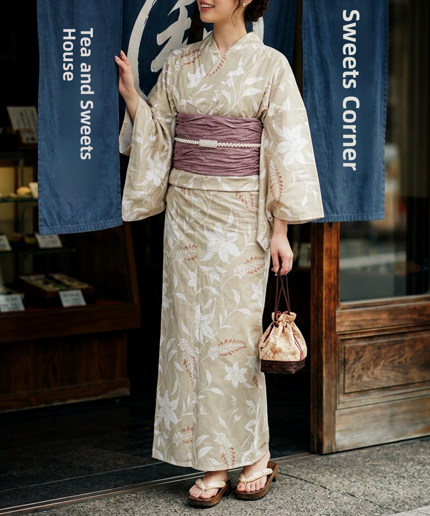 Tradycyjna Yukata Kimono Sukie – Summer Clothing For Girls recenzja i cena