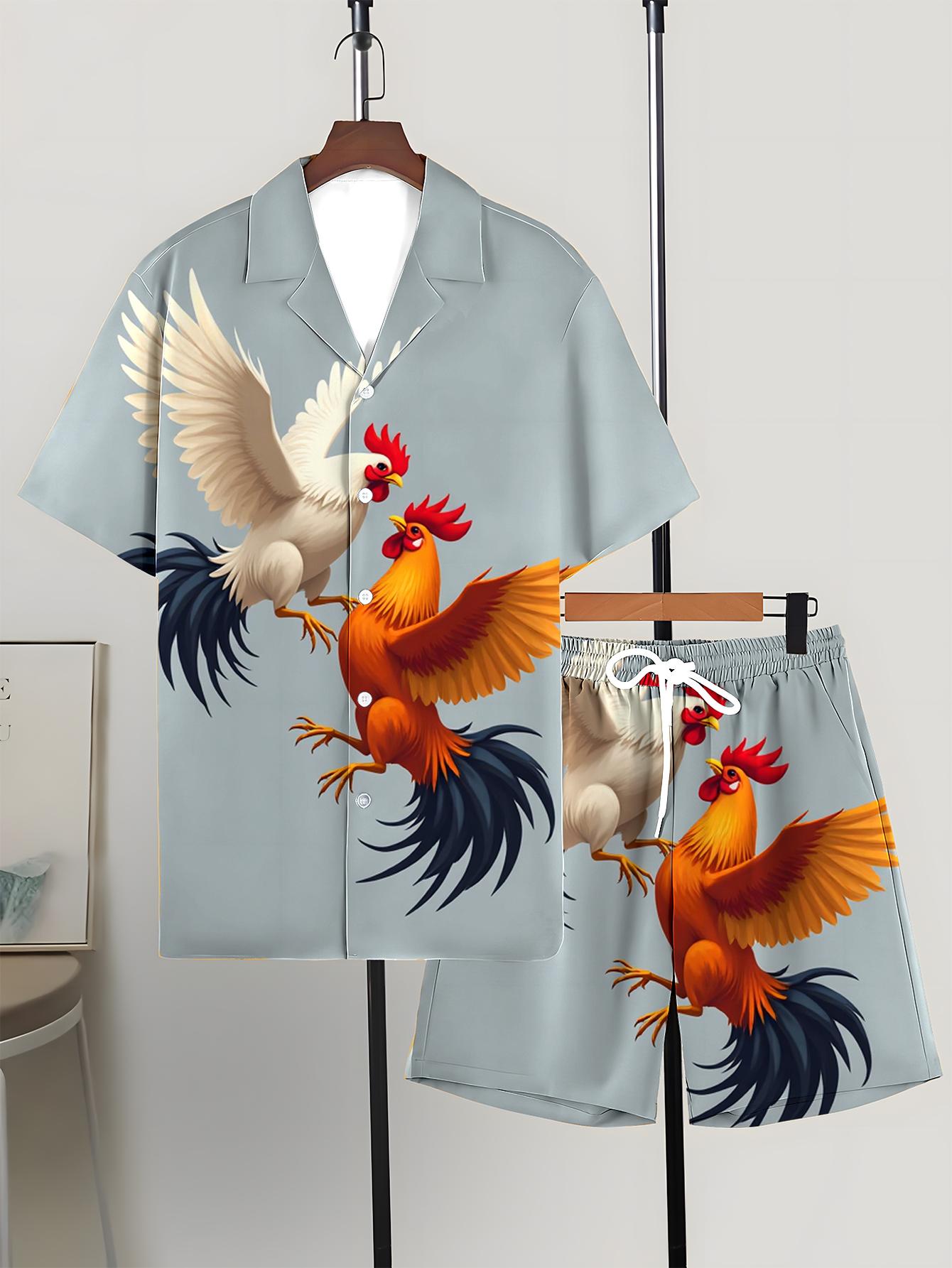 Męskie zestawy koszulowe Wiosn – Summer Clothing Drip recenzja i cena