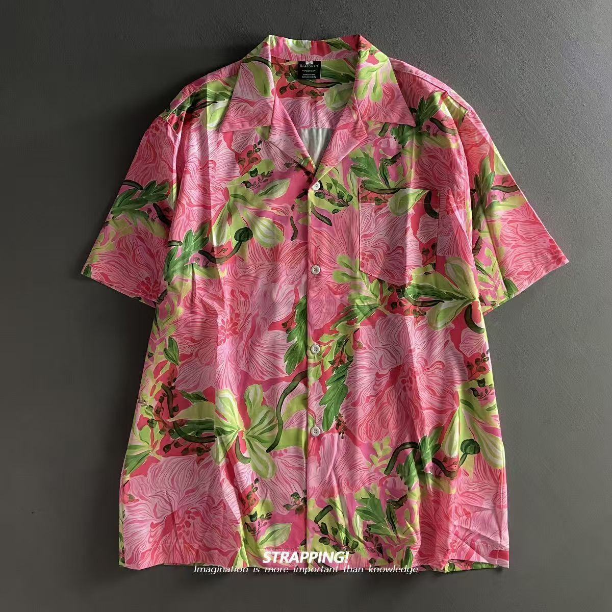 Różowy Graffiti Kwiatowy kubań – Summer Clothing H&M recenzja i cena