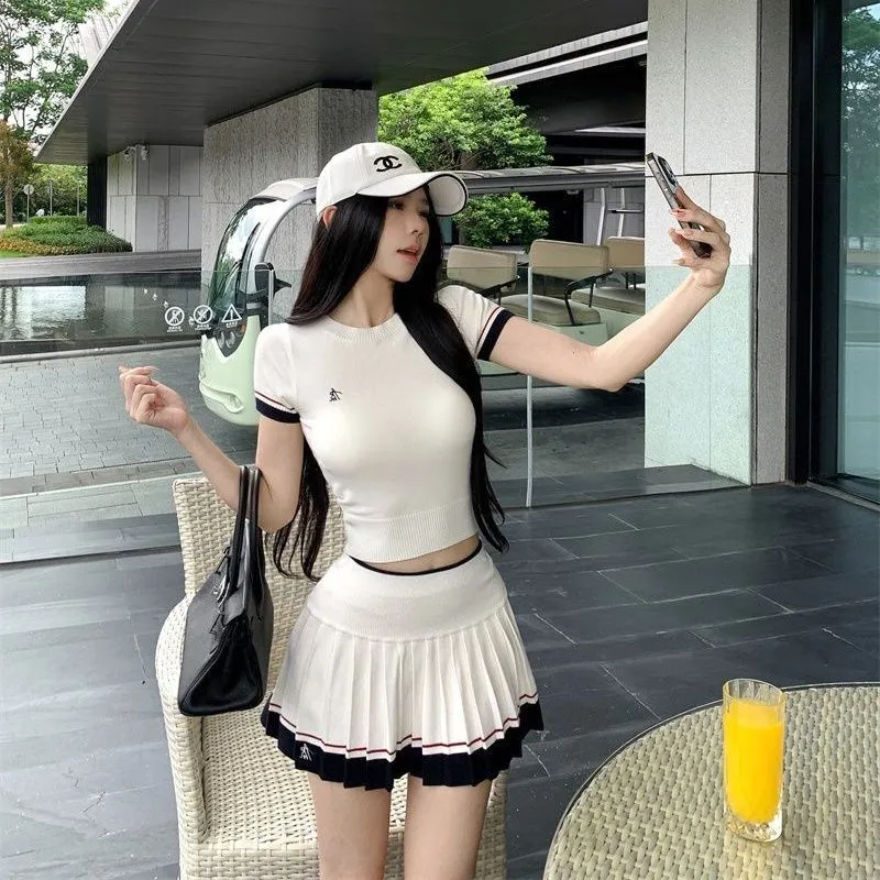 Koreański letni dwuczęściowy k – Summer Golf Clothing recenzja i cena