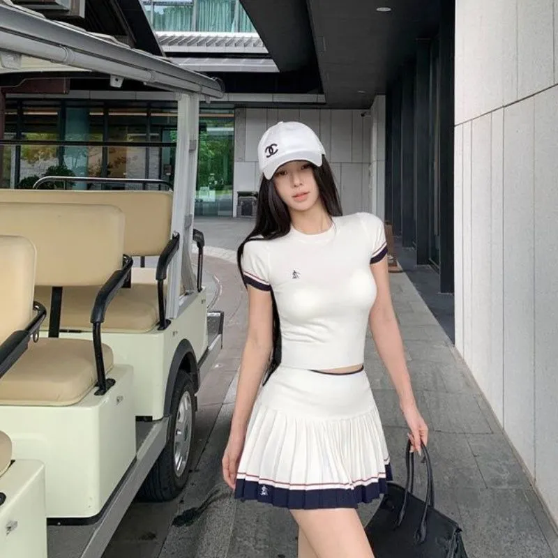 Koreański letni dwuczęściowy k – Summer Golf Clothing recenzja i cena