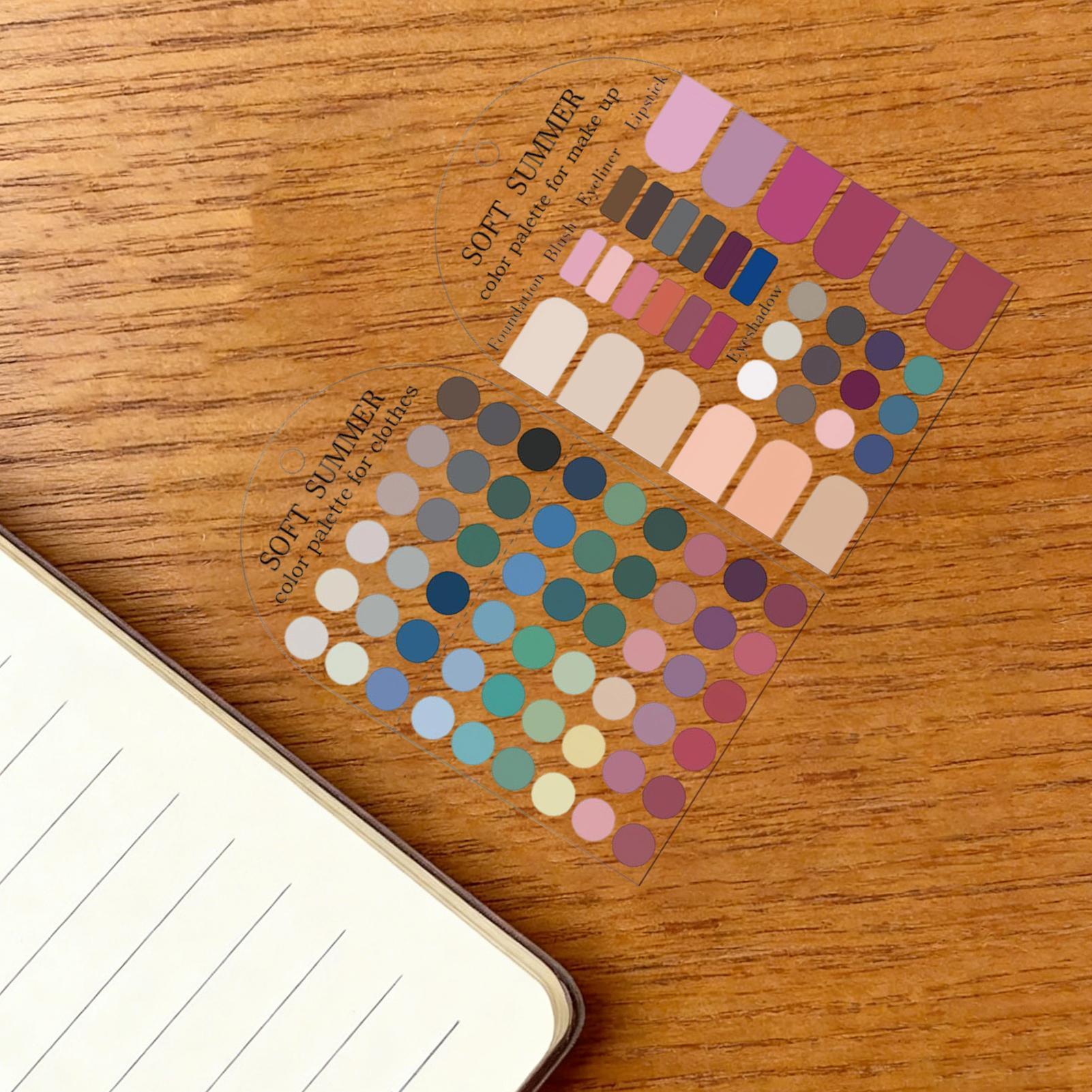 2 szt. Akrylowa Paleta Sezonow – Summer Clothing Guide recenzja i cena