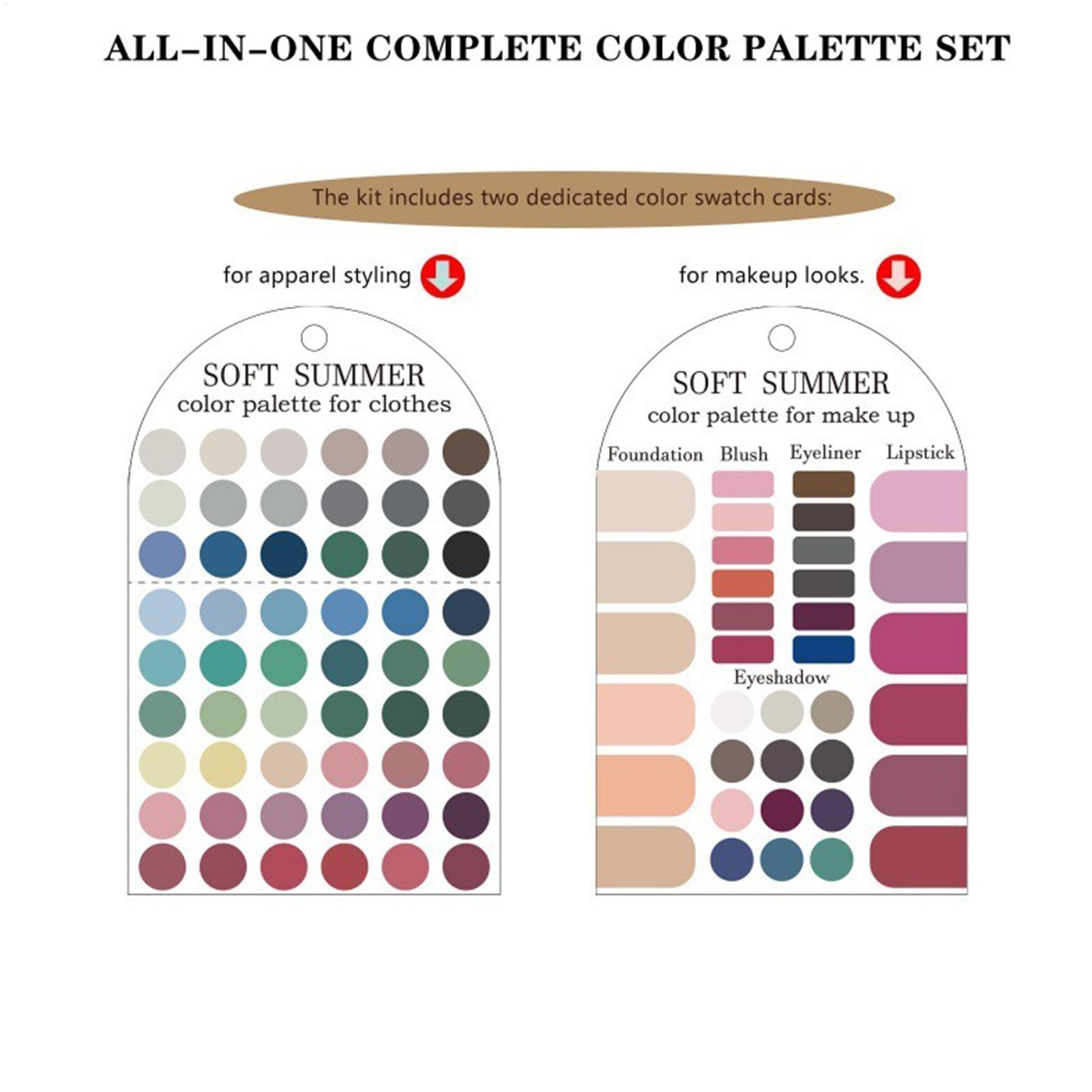 2 szt. Akrylowa Paleta Sezonow – Summer Clothing Guide recenzja i cena