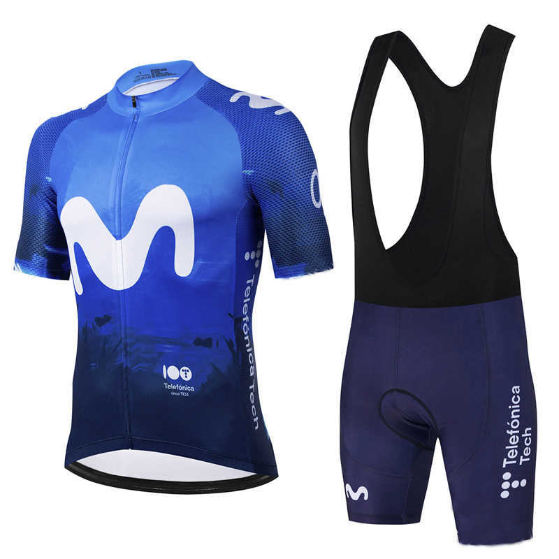 Movistar Pro Team letni kombin – Summer Clothing Men Sale recenzja i cena