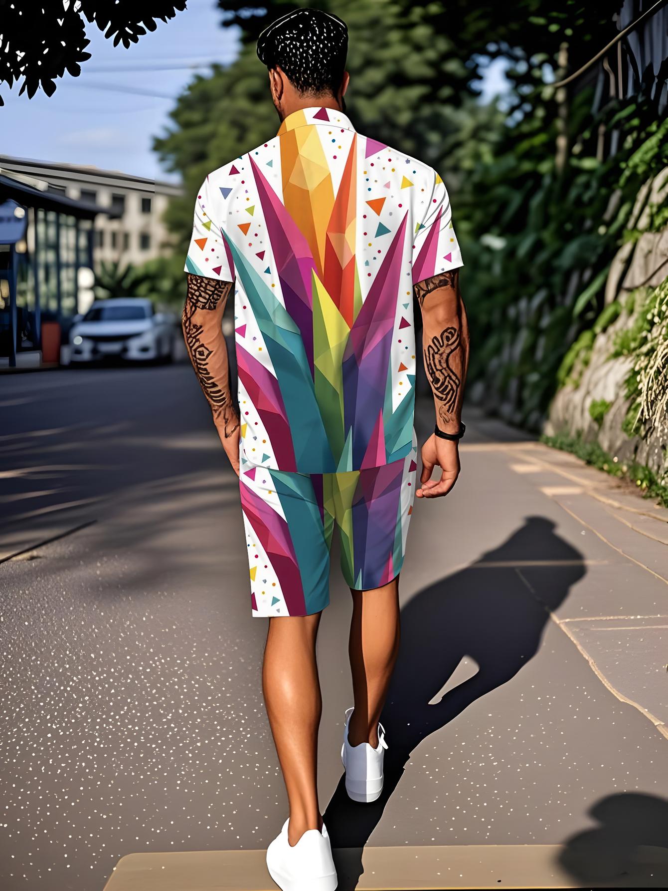 Męskie zestawy koszulowe 2026  – Summer Clothing Drip recenzja i cena
