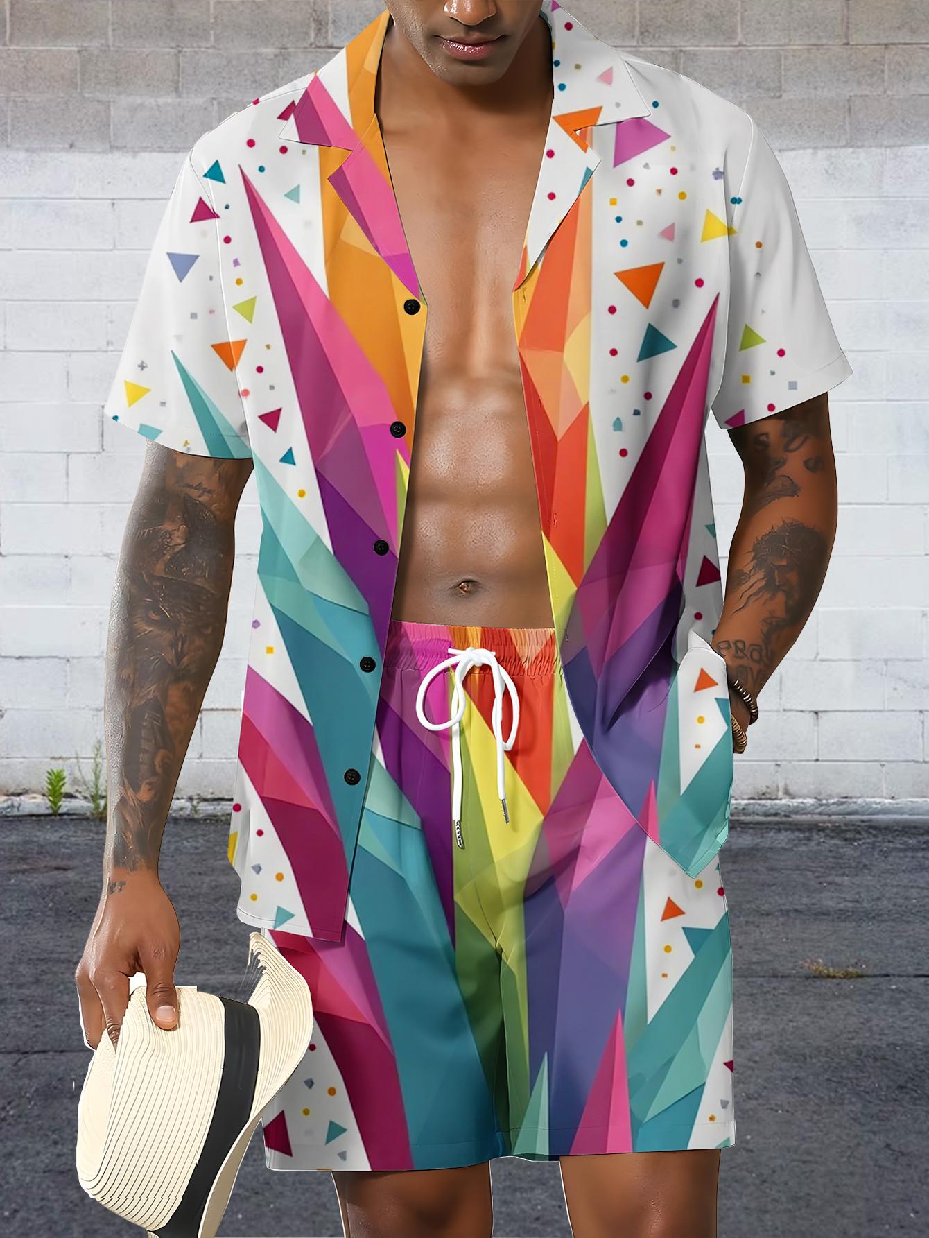 Męskie zestawy koszulowe 2026  – Summer Clothing Drip recenzja i cena