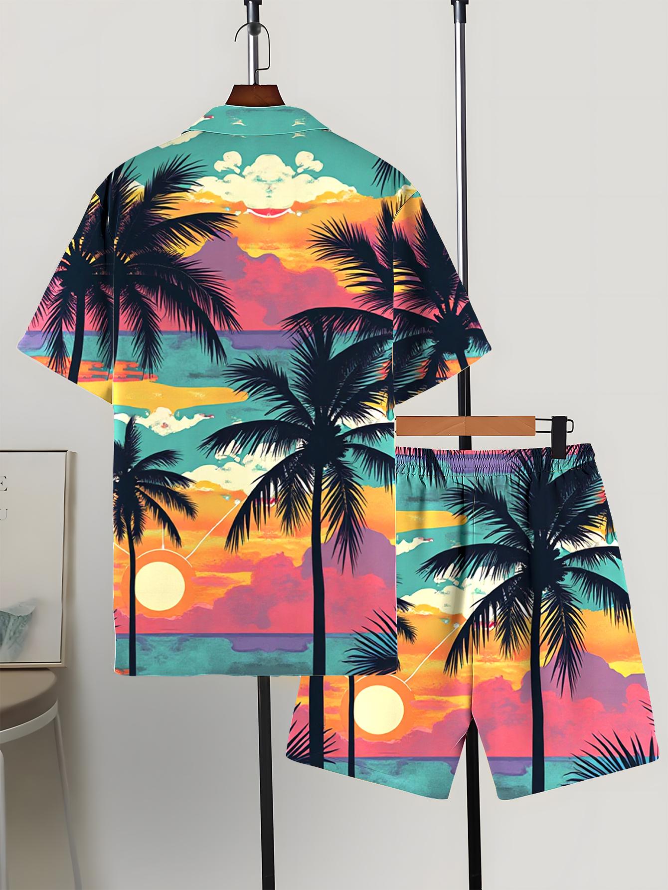 Męskie zestawy koszulowe Wiosn – Summer Clothing Drip recenzja i cena