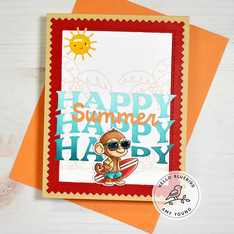 Wykrojniki do scrapbookingu: P – Summer Clothing Words recenzja i cena
