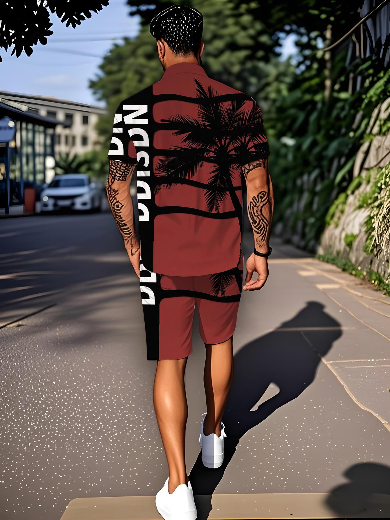 Męskie zestawy koszulowe Wiosn – Summer Clothing Drip recenzja i cena