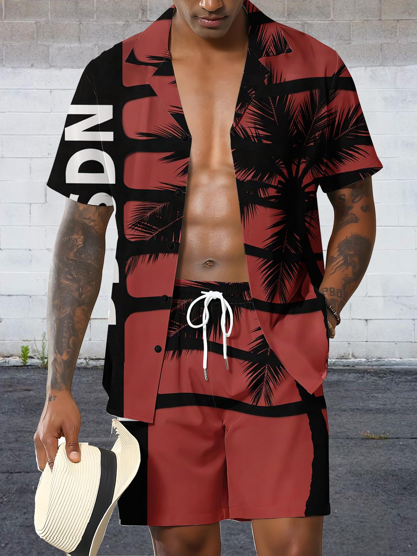 Męskie zestawy koszulowe Wiosn – Summer Clothing Drip recenzja i cena