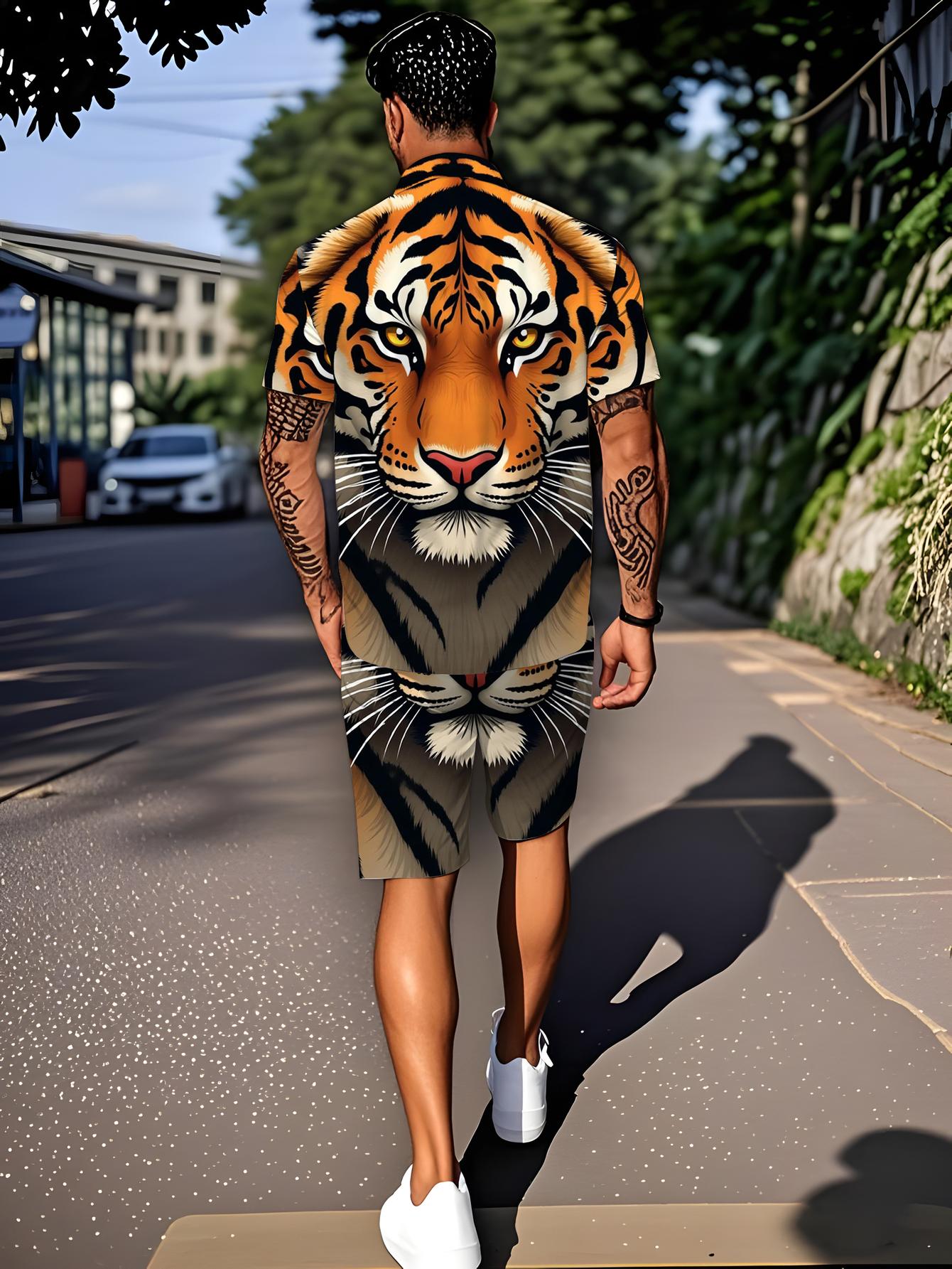Męskie zestawy koszulowe Wiosn – Summer Clothing Drip recenzja i cena