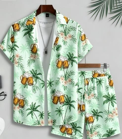 Męski zestaw w hawajskim tropi – Beach Shirt Hawaiian recenzja i cena