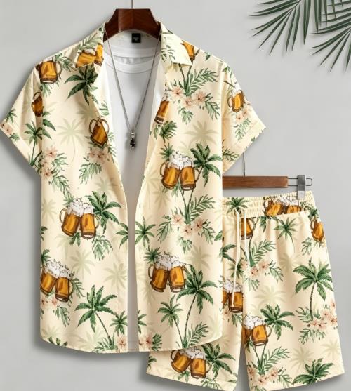 Męski zestaw w hawajskim tropi – Beach Shirt Hawaiian recenzja i cena