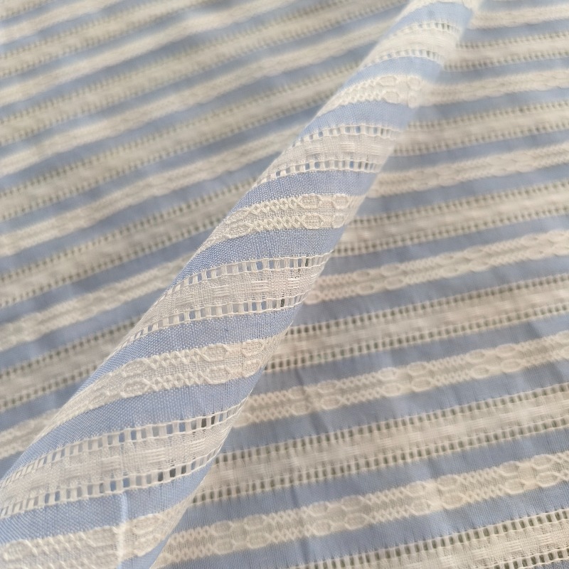 Koreańska tkanina w paski, ażu – Summer Clothing Material recenzja i cena