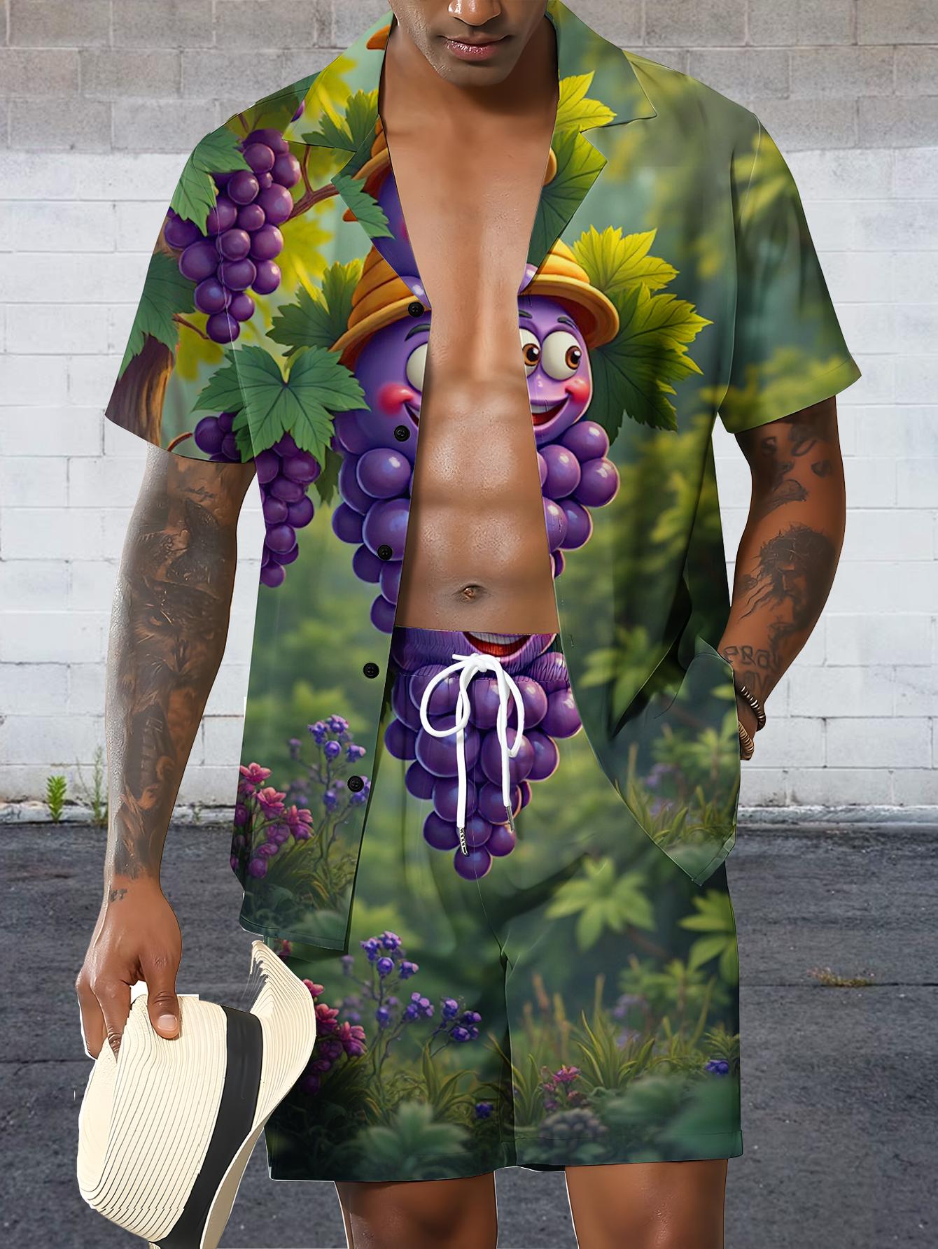 Męskie zestawy koszulowe Wiosn – Summer Clothing Drip recenzja i cena