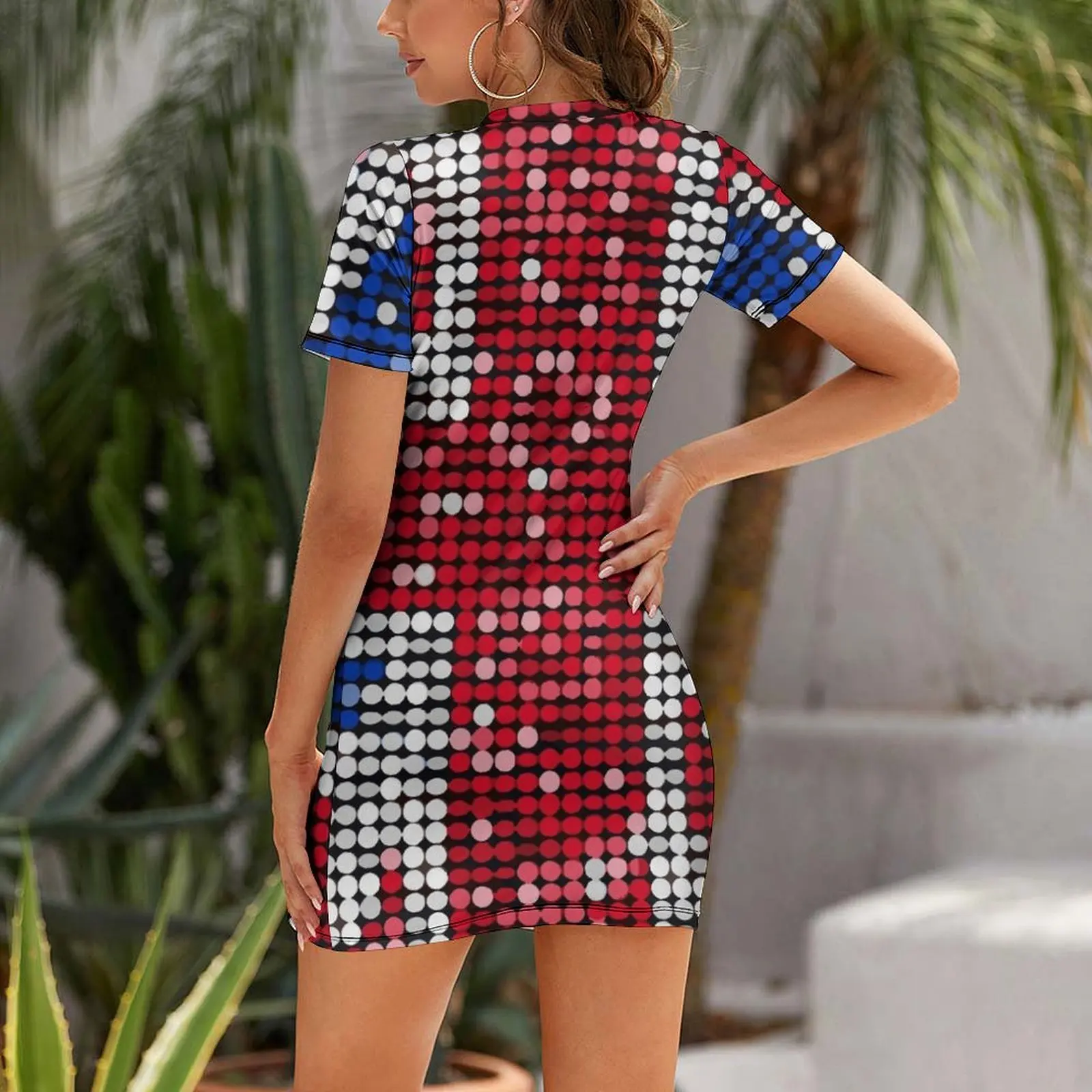 Sukienka z cekinami z motywem  – Summer Clothing Women Uk recenzja i cena