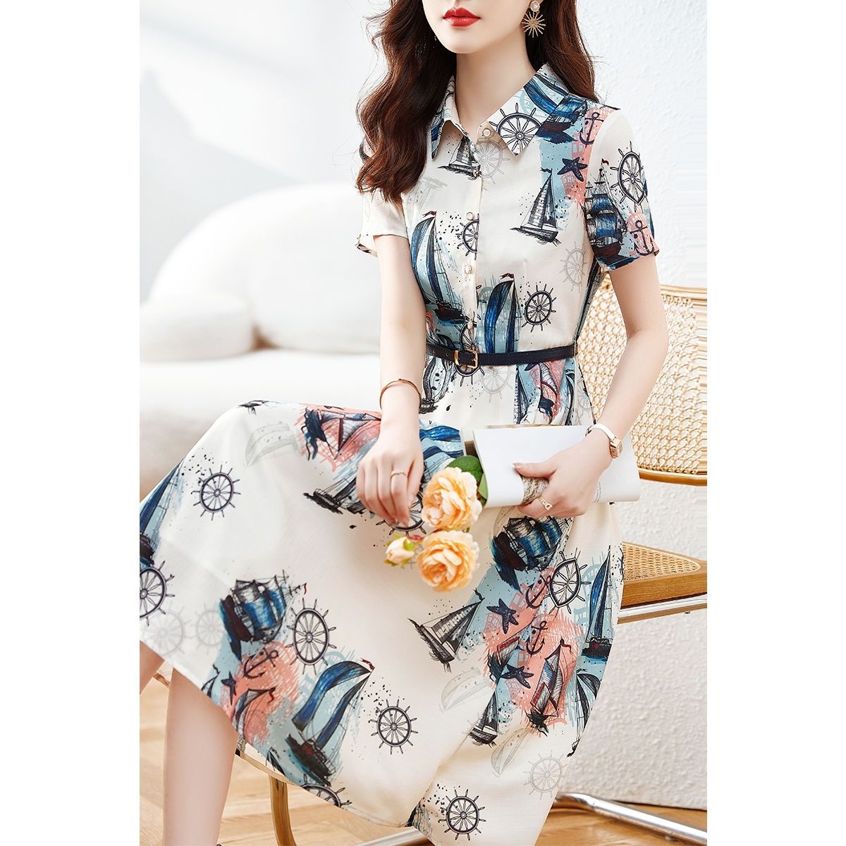 Modna damska elegancka sukienk – Summer Clothing H&M recenzja i cena